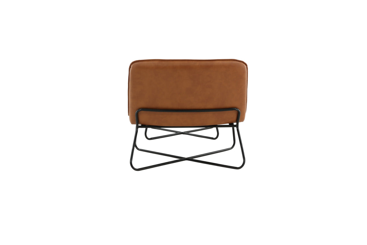 X-Lounge Stuhl in Braun präsentiert im Onlineshop von KAQTU Design AG. Sessel ist von Venture Home