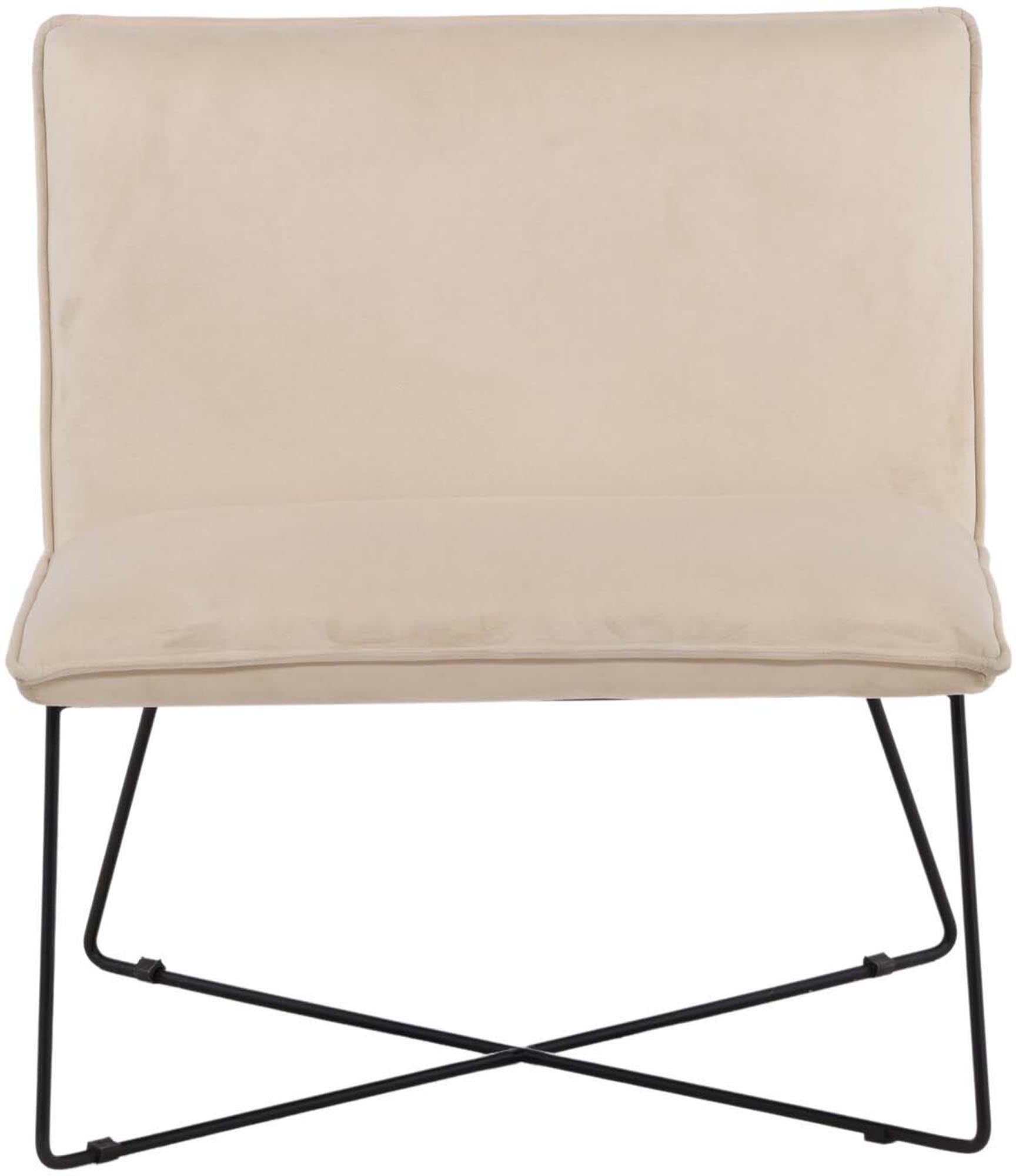 Eleganter X-Lounge Sessel von Venture Home in modernem Beige.