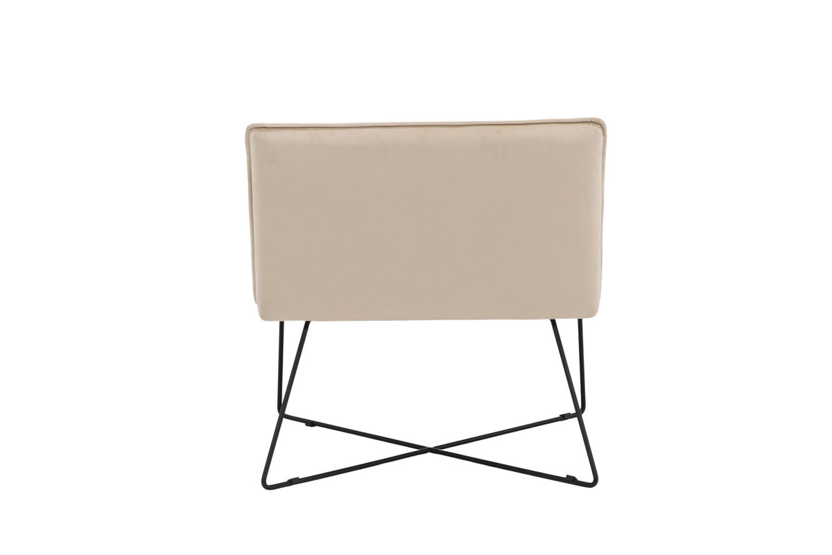 X-Lounge Sessel in Beige präsentiert im Onlineshop von KAQTU Design AG. Sessel ist von Venture Home