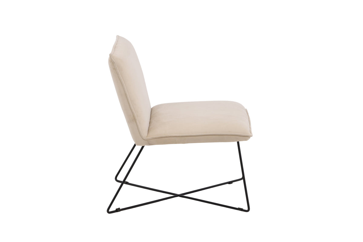 X-Lounge Sessel in Beige präsentiert im Onlineshop von KAQTU Design AG. Sessel ist von Venture Home