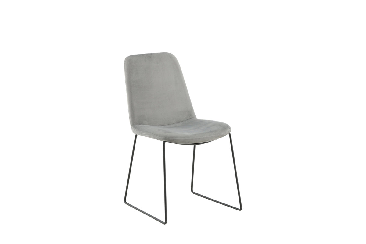 Muce Stuhl in Grau präsentiert im Onlineshop von KAQTU Design AG. Stuhl ist von Venture Home