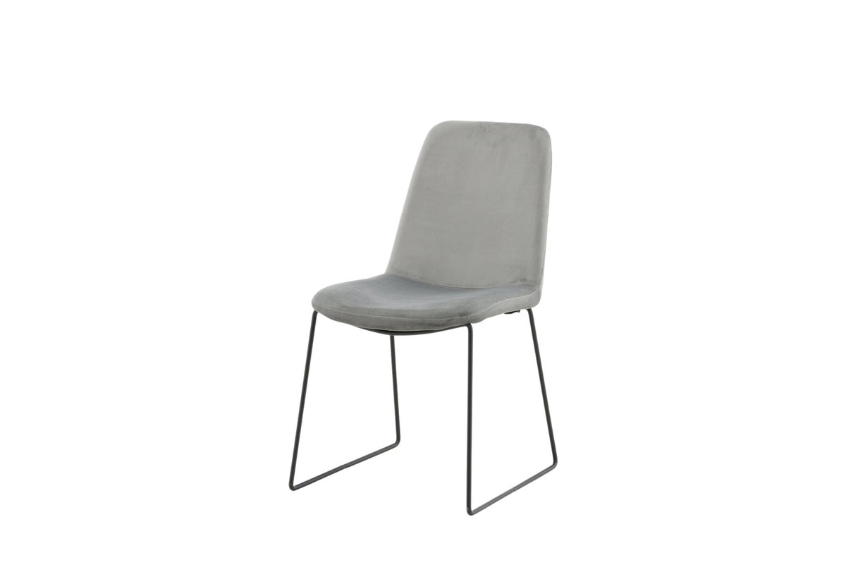 Muce Stuhl in Grau präsentiert im Onlineshop von KAQTU Design AG. Stuhl ist von Venture Home