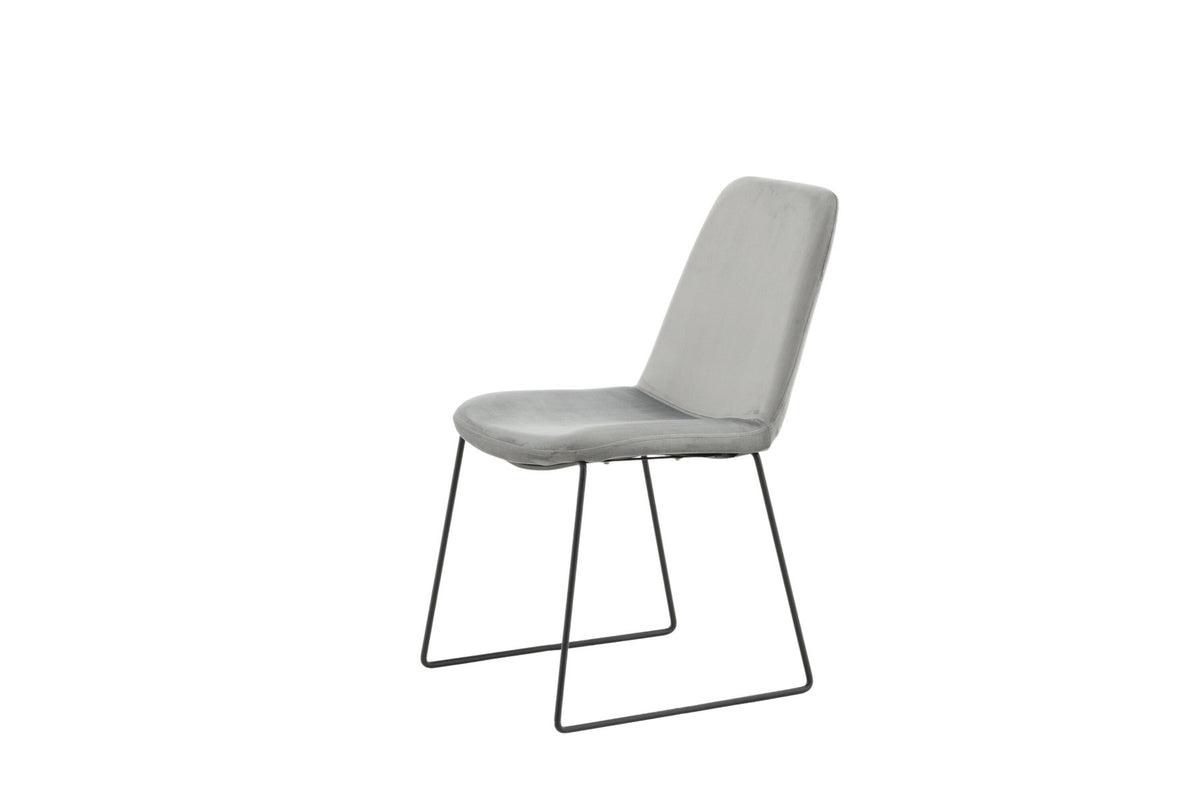 Muce Stuhl in Grau präsentiert im Onlineshop von KAQTU Design AG. Stuhl ist von Venture Home