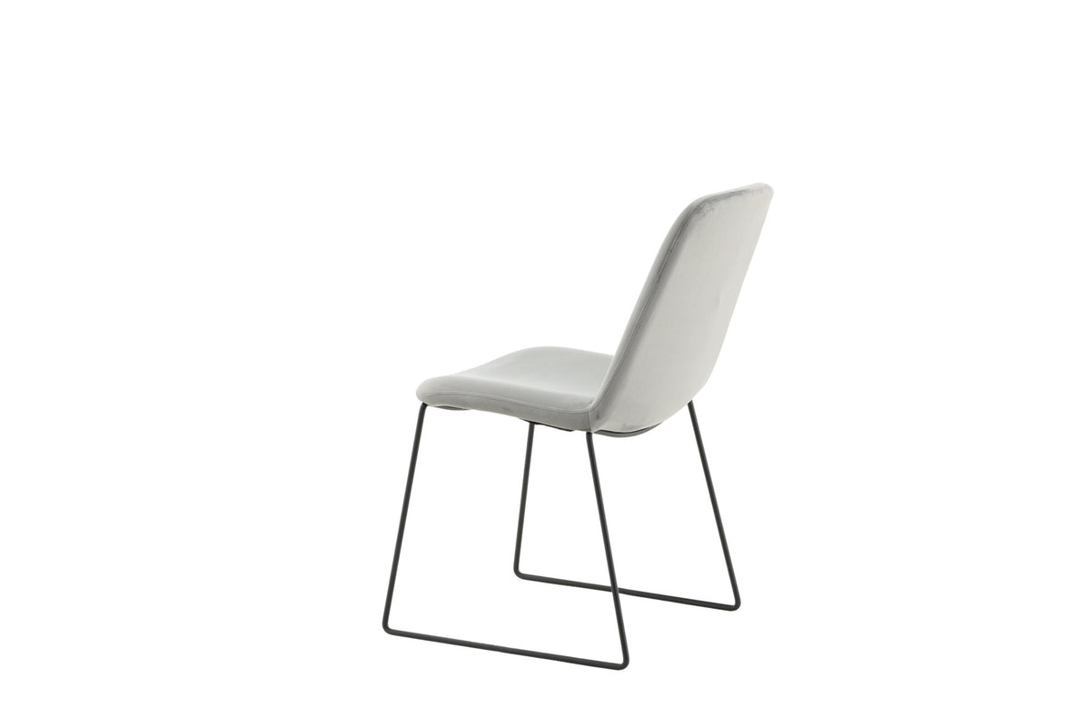 Muce Stuhl in Grau präsentiert im Onlineshop von KAQTU Design AG. Stuhl ist von Venture Home