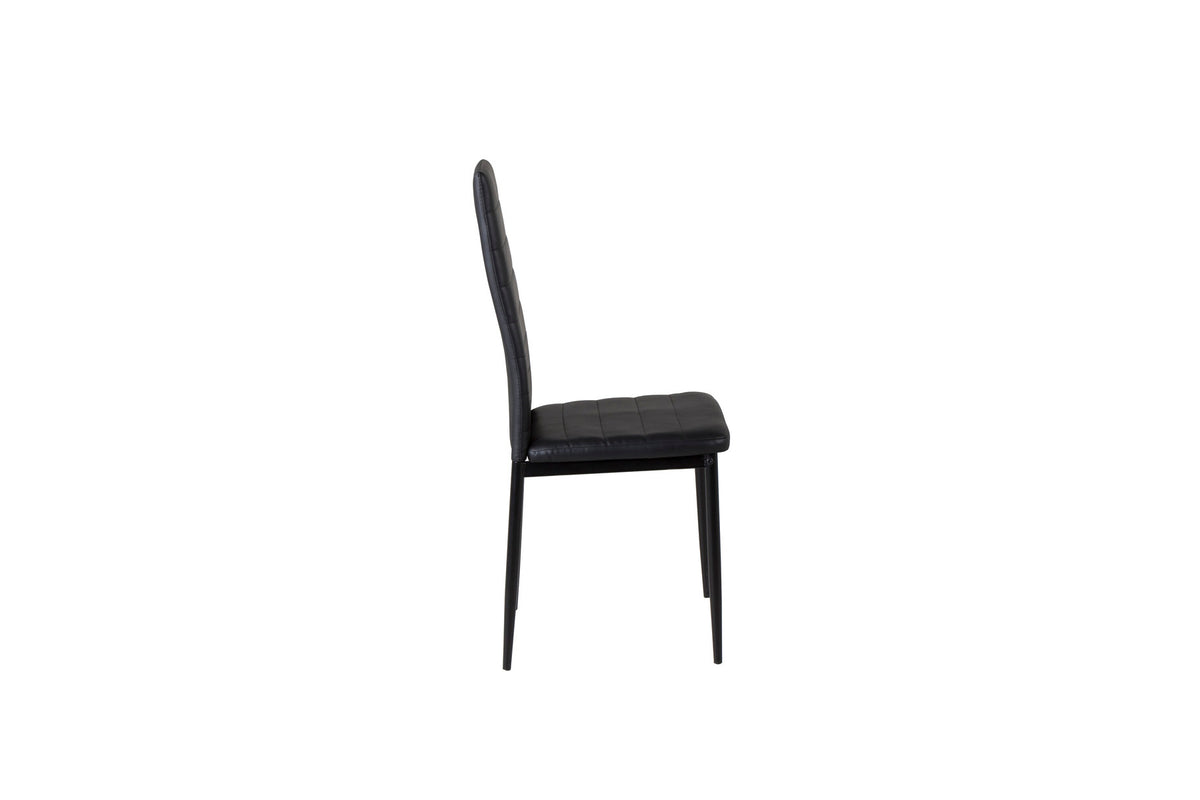 Slim Esszimmerstuhl in Schwarz präsentiert im Onlineshop von KAQTU Design AG. Stuhl ist von Venture Home