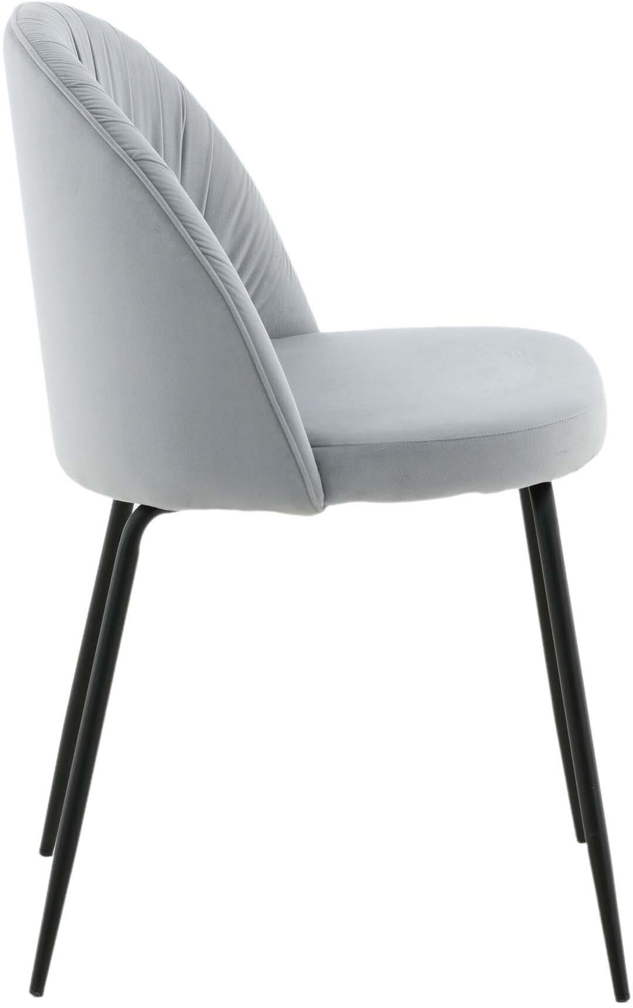 Eleganter Wrinkles Stuhl: Komfortabler Samt für modernes Wohnen.