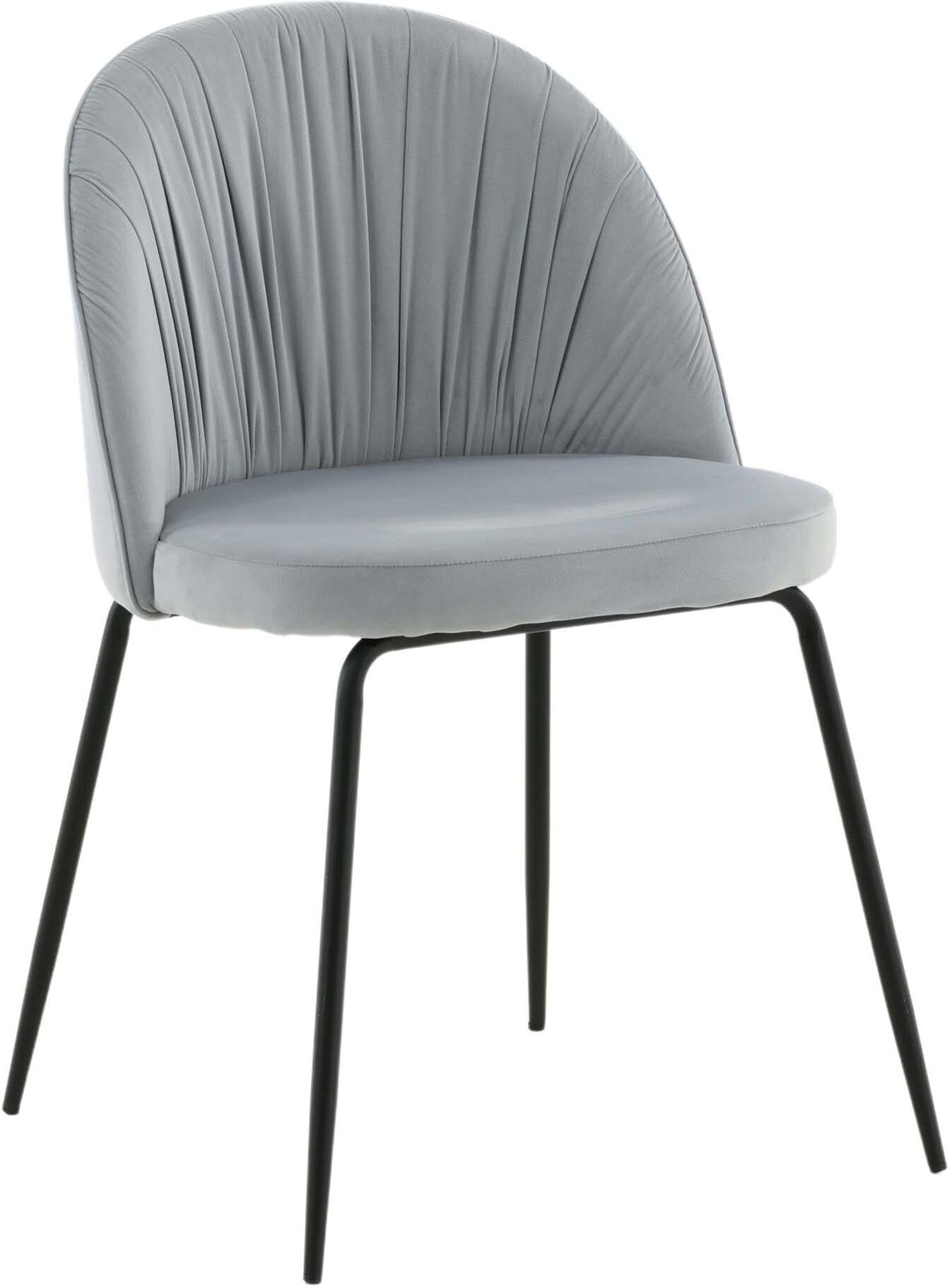 Wrinkles Stuhl von Venture Home: Komfortabler Schalenstuhl aus luxuriösem Samt, ideal für modernes Wohnen und stilvolle Akzente.