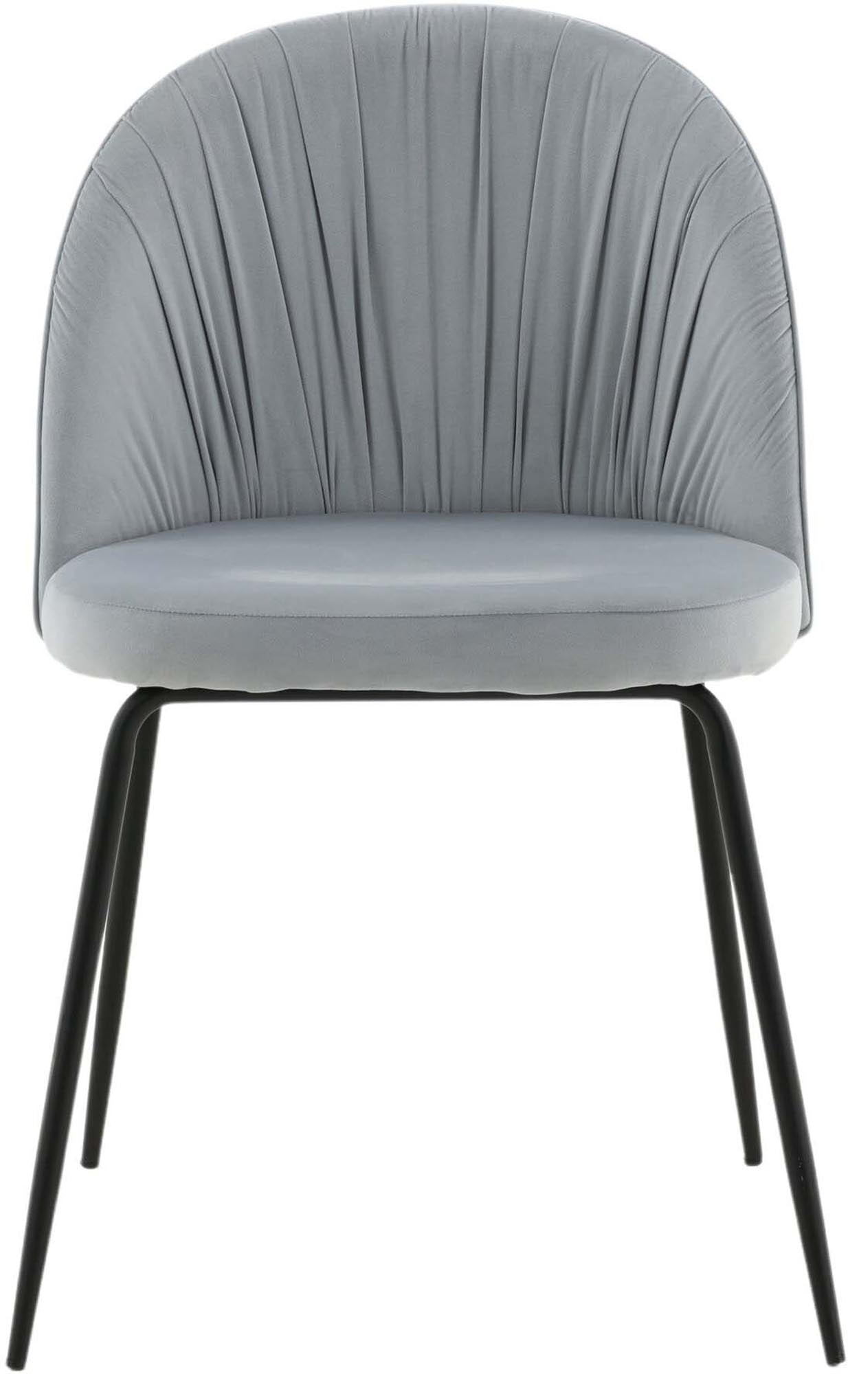 Wrinkles Stuhl: Modernes Design mit edlem Samtbezug von Venture Home.