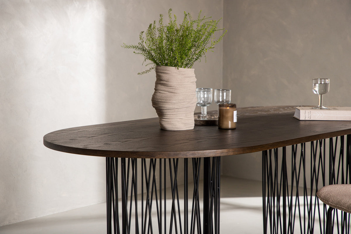 Stone Tisch in Mokka präsentiert im Onlineshop von KAQTU Design AG. Esstisch ist von Furniture Fashion