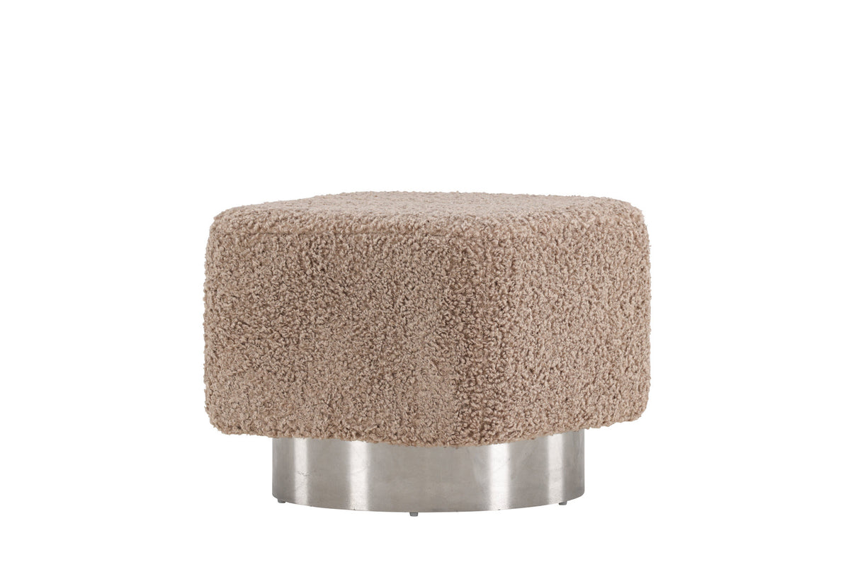 Newton Hocker in Braun präsentiert im Onlineshop von KAQTU Design AG. Pouf ist von Venture Home