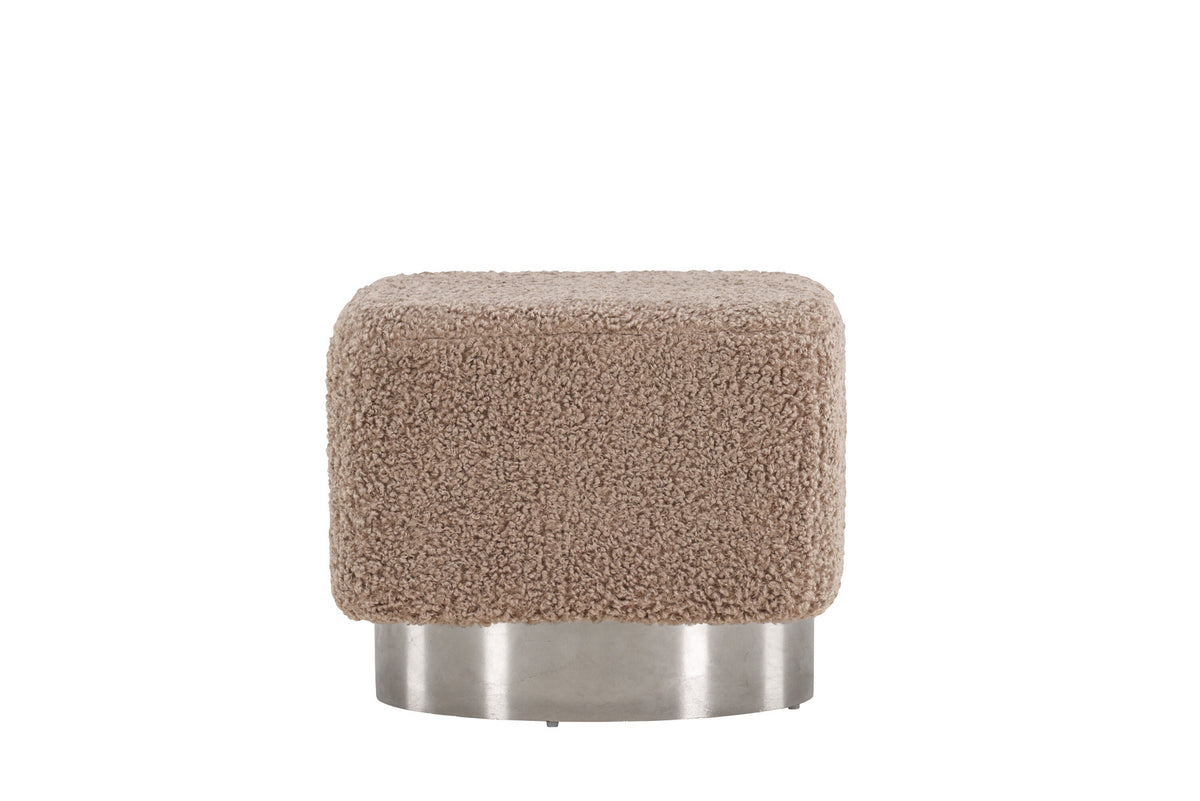 Newton Hocker in Braun präsentiert im Onlineshop von KAQTU Design AG. Pouf ist von Venture Home