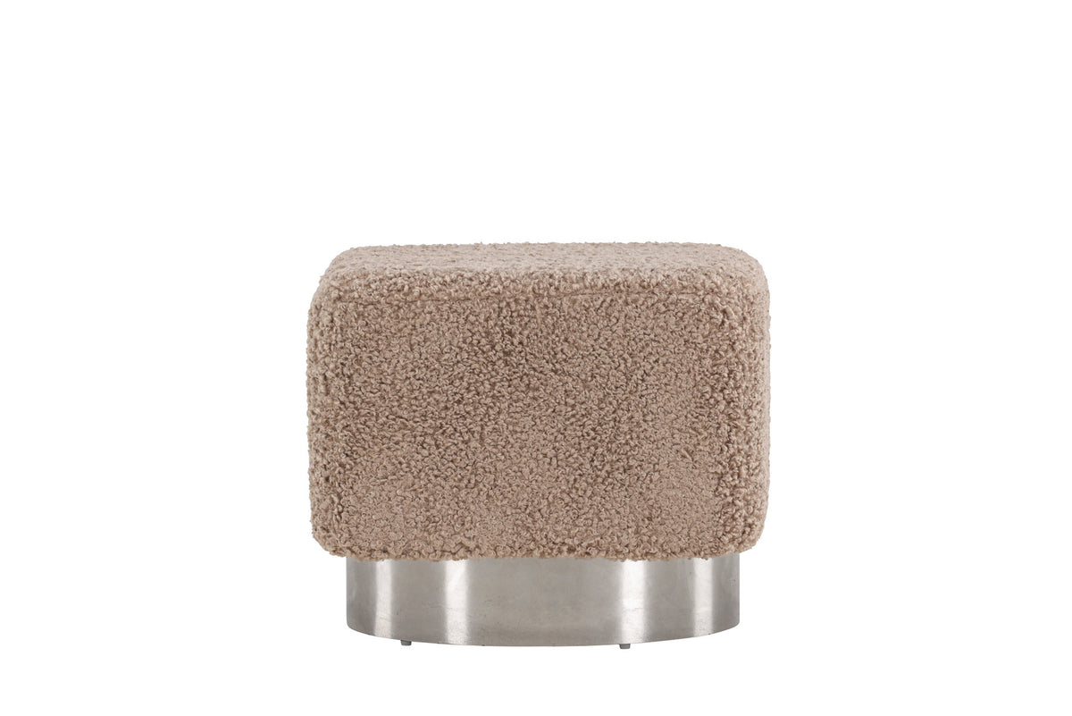 Newton Hocker in Braun präsentiert im Onlineshop von KAQTU Design AG. Pouf ist von Venture Home