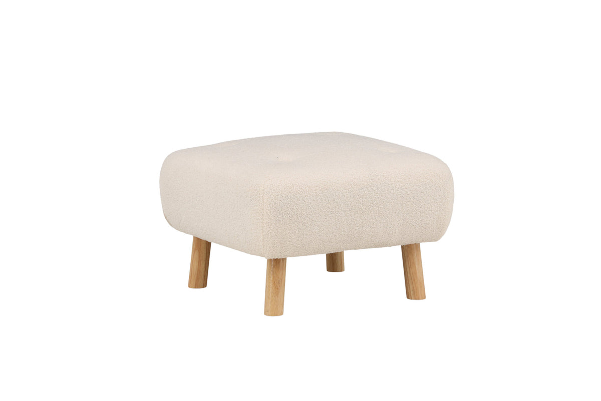 Salina Ottomane / Pouf in Weiss präsentiert im Onlineshop von KAQTU Design AG. Ottoman ist von Venture Home