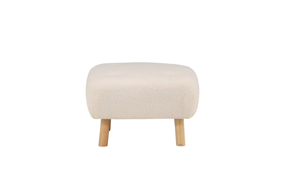Salina Ottomane / Pouf in Weiss präsentiert im Onlineshop von KAQTU Design AG. Ottoman ist von Venture Home