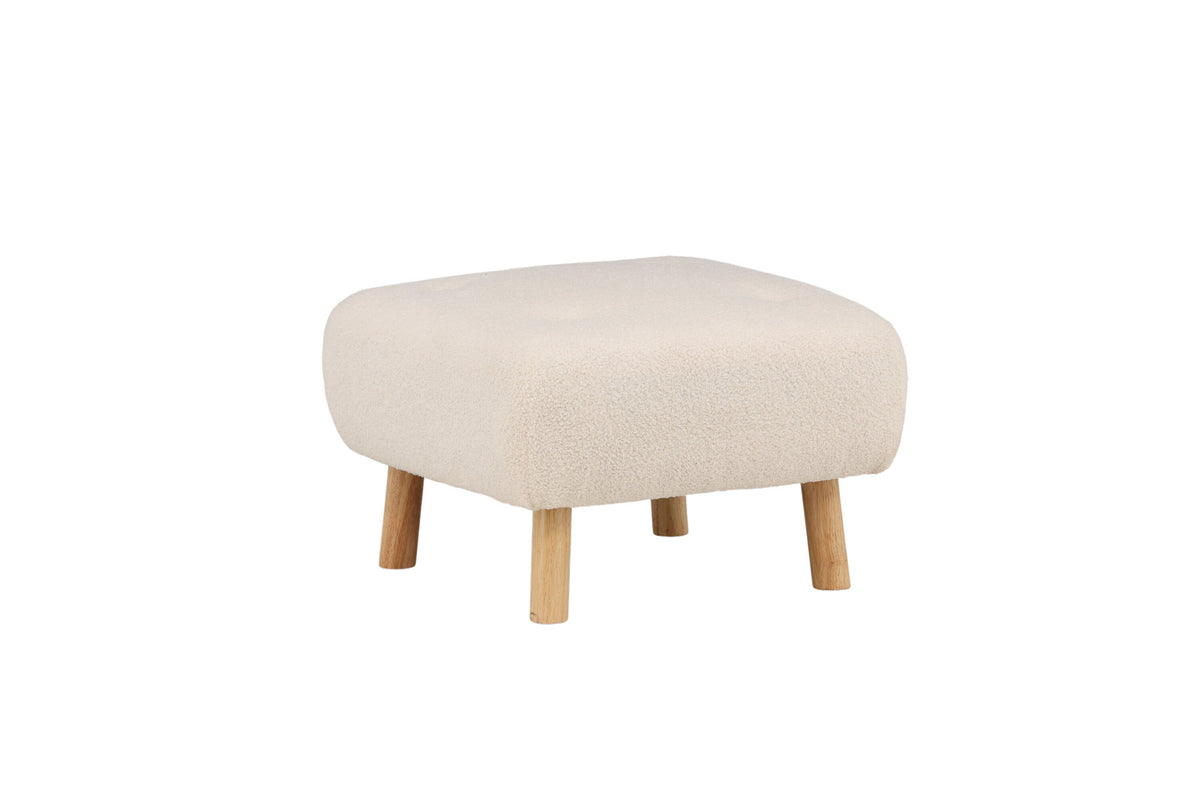 Salina Ottomane / Pouf in Weiss präsentiert im Onlineshop von KAQTU Design AG. Ottoman ist von Venture Home