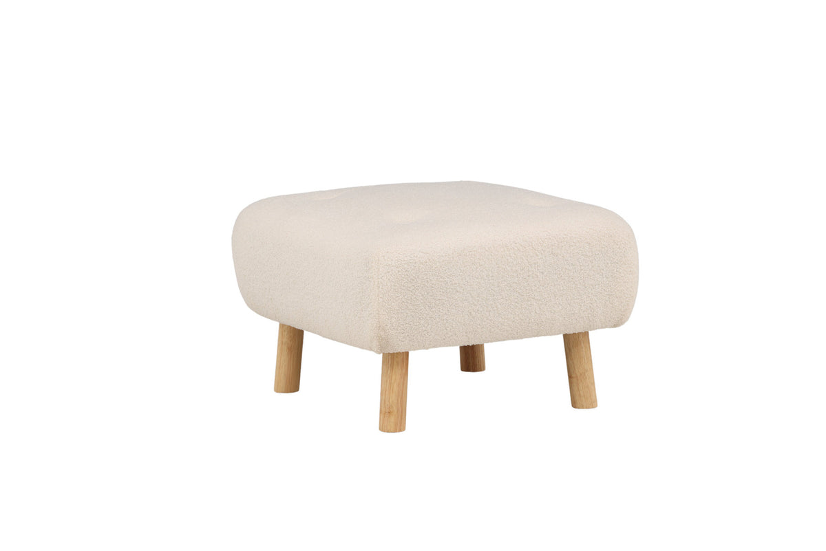 Salina Ottomane / Pouf in Weiss präsentiert im Onlineshop von KAQTU Design AG. Ottoman ist von Venture Home