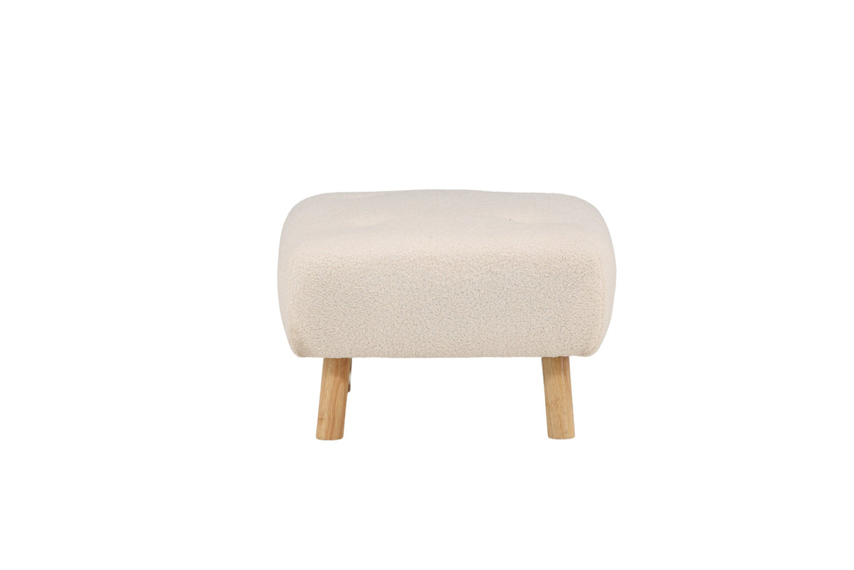 Salina Ottomane / Pouf in Weiss präsentiert im Onlineshop von KAQTU Design AG. Ottoman ist von Venture Home