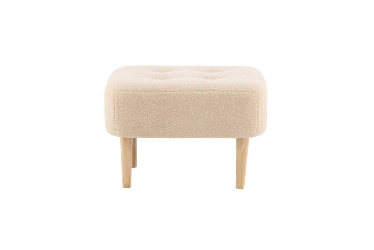 Salina Ottomane / Pouf in Weiss präsentiert im Onlineshop von KAQTU Design AG. Pouf ist von Venture Home