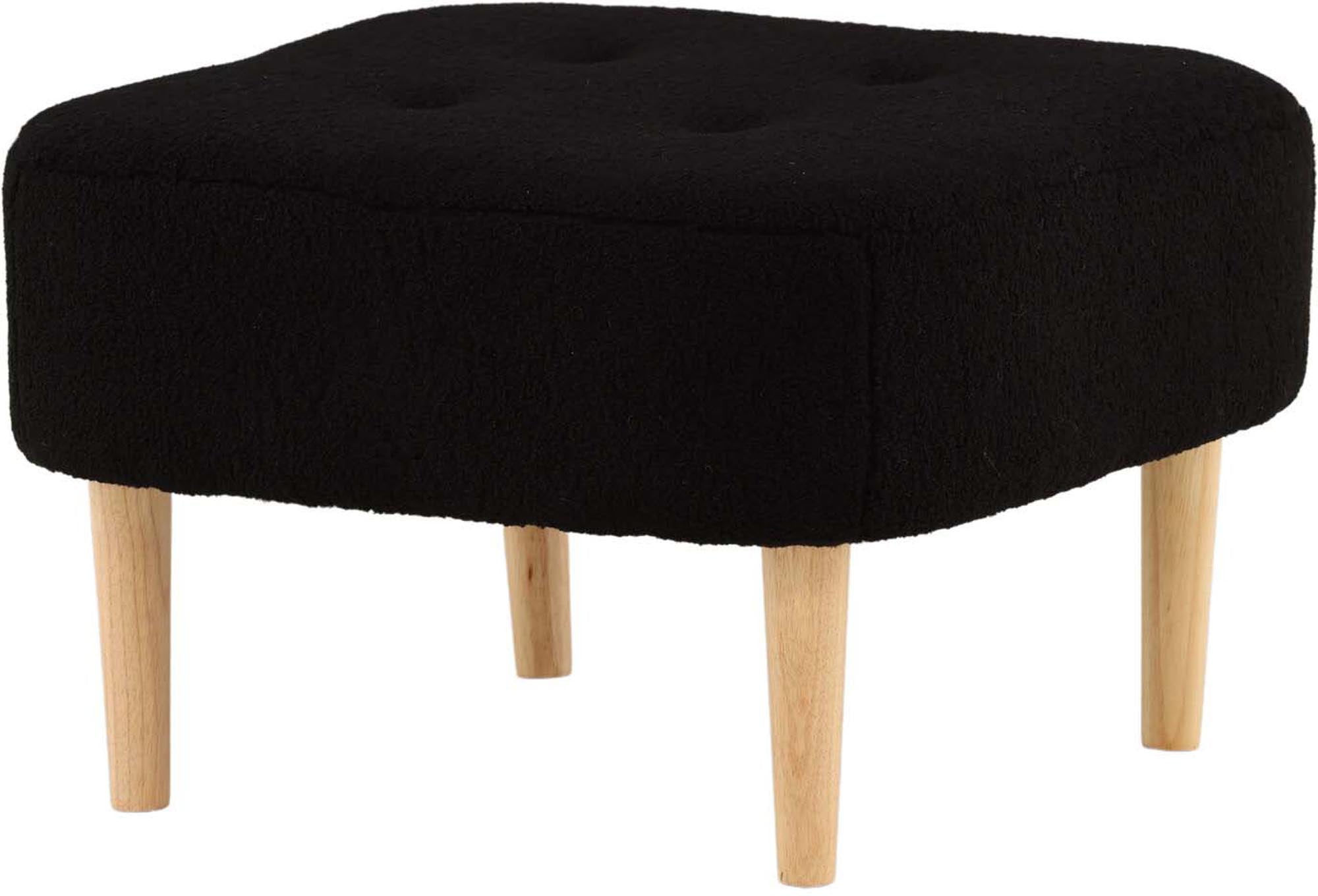 Elegante Salina Ottomane von Venture Home in luxuriösem Vlies. Vielseitig einsetzbar als Sitzgelegenheit oder Fußablage.