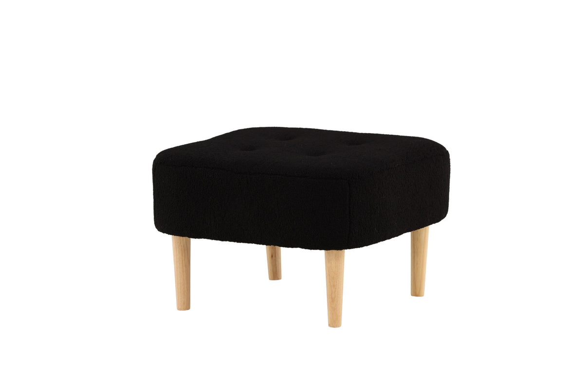 Salina Ottomane / Pouf in Schwarz präsentiert im Onlineshop von KAQTU Design AG. Pouf ist von Venture Home