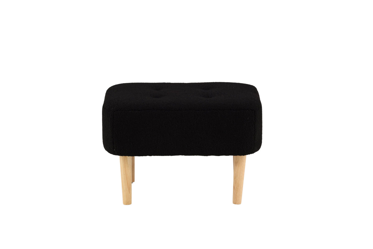 Salina Ottomane / Pouf in Schwarz präsentiert im Onlineshop von KAQTU Design AG. Pouf ist von Venture Home