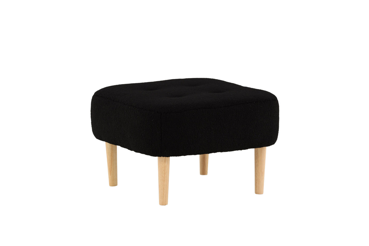 Salina Ottomane / Pouf in Schwarz präsentiert im Onlineshop von KAQTU Design AG. Pouf ist von Venture Home