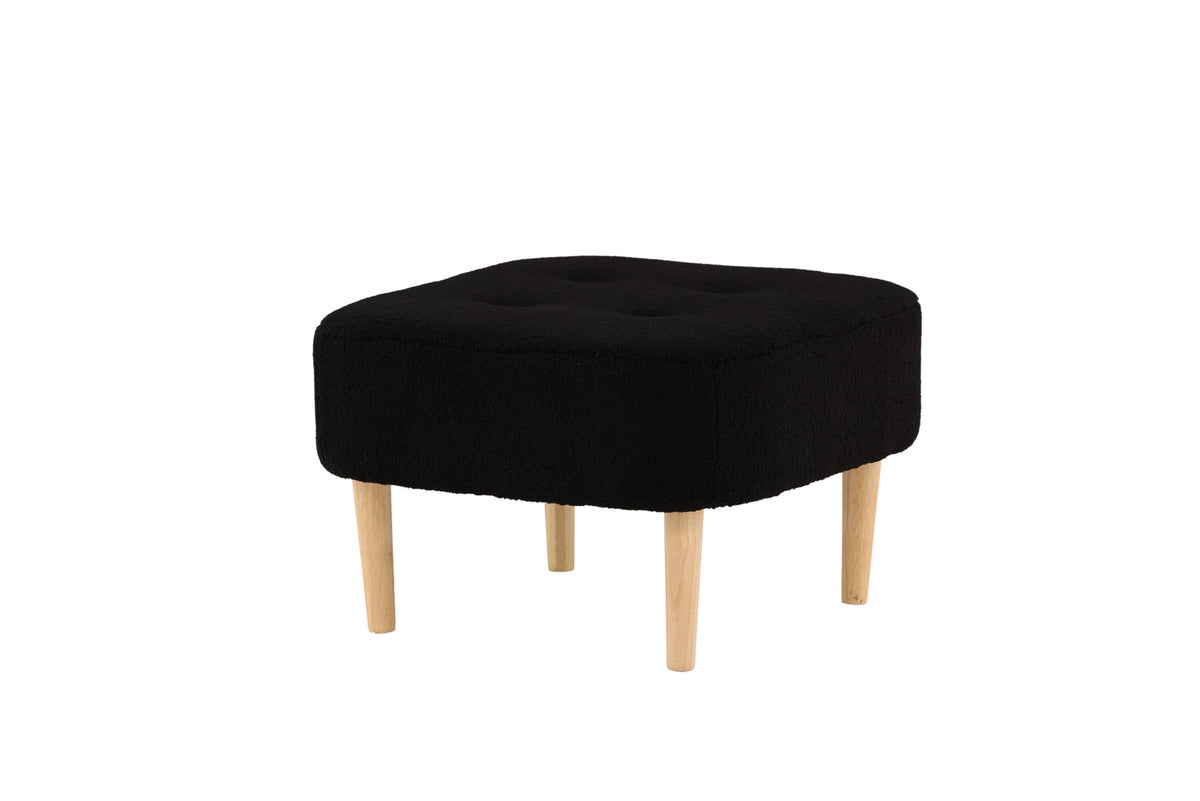 Salina Ottomane / Pouf in Schwarz präsentiert im Onlineshop von KAQTU Design AG. Pouf ist von Venture Home