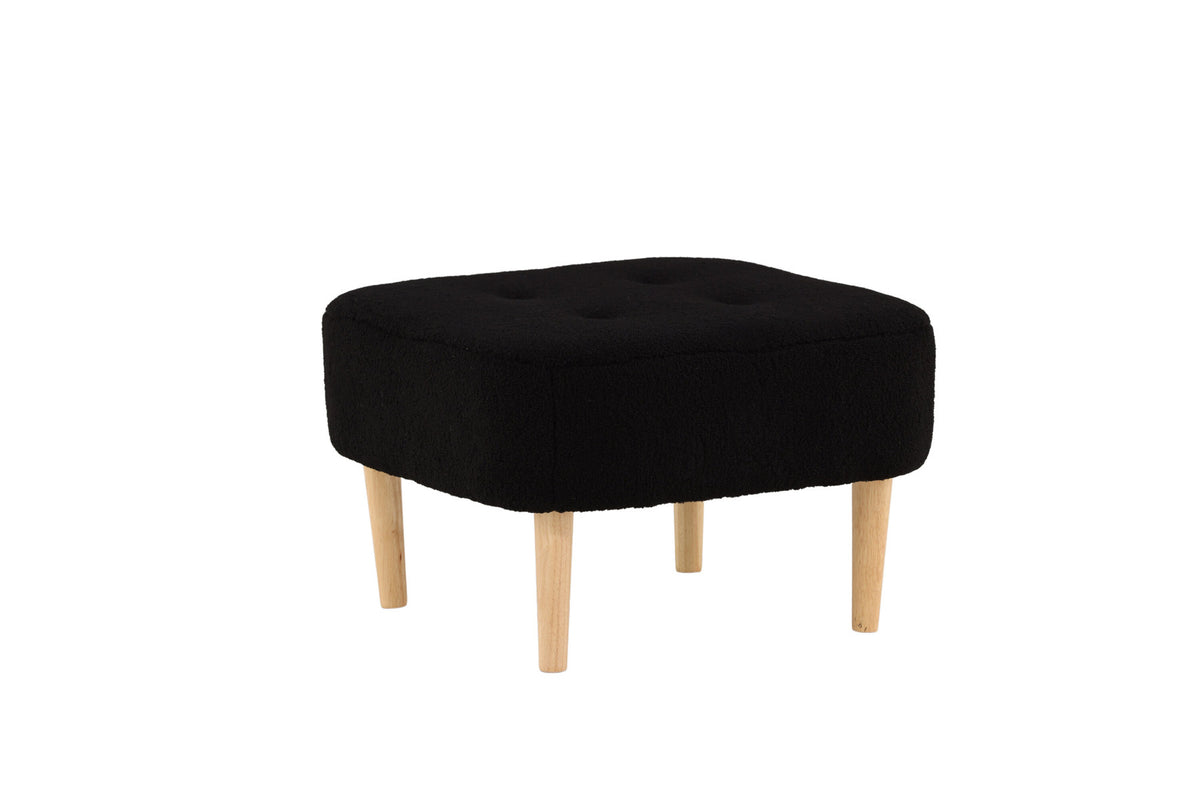 Salina Ottomane / Pouf in Schwarz präsentiert im Onlineshop von KAQTU Design AG. Pouf ist von Venture Home