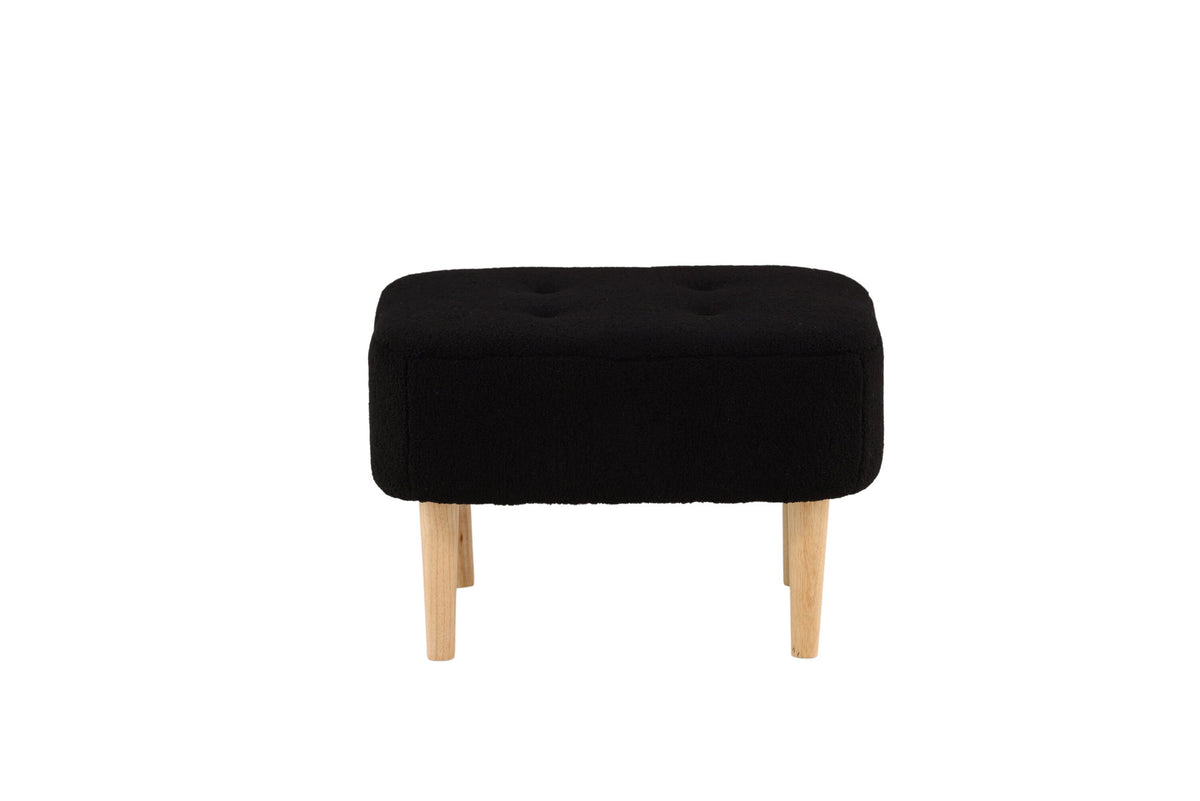 Salina Ottomane / Pouf in Schwarz präsentiert im Onlineshop von KAQTU Design AG. Pouf ist von Venture Home