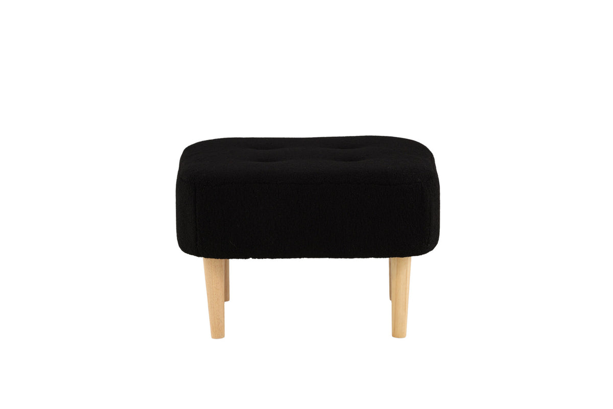 Salina Ottomane / Pouf in Schwarz präsentiert im Onlineshop von KAQTU Design AG. Pouf ist von Venture Home