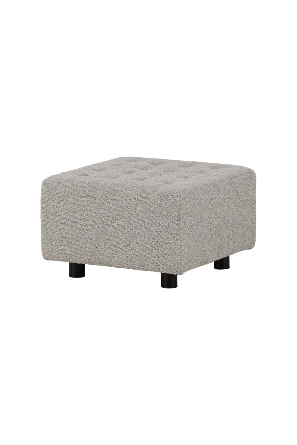 Bowie Ottoman / Pouf in Hellgrau präsentiert im Onlineshop von KAQTU Design AG. Pouf ist von Venture Home