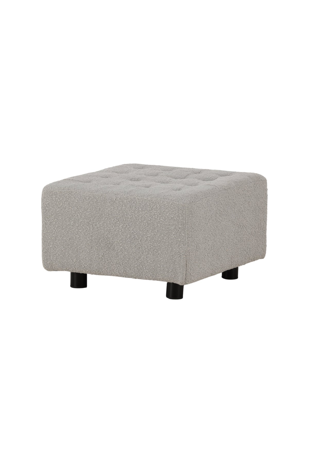 Bowie Ottoman / Pouf in Hellgrau präsentiert im Onlineshop von KAQTU Design AG. Pouf ist von Venture Home