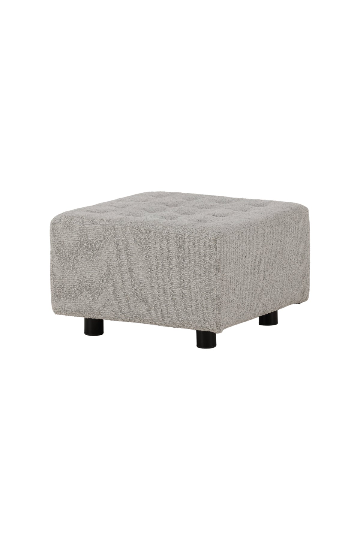 Bowie Ottoman / Pouf in Hellgrau präsentiert im Onlineshop von KAQTU Design AG. Pouf ist von Venture Home