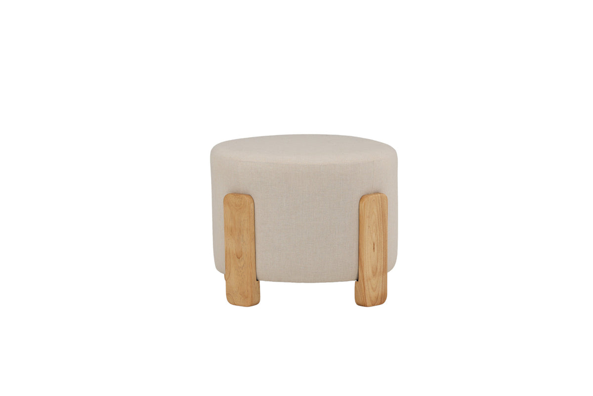 Coffey Ottomane / Pouf in Weiss präsentiert im Onlineshop von KAQTU Design AG. Ottoman ist von Venture Home
