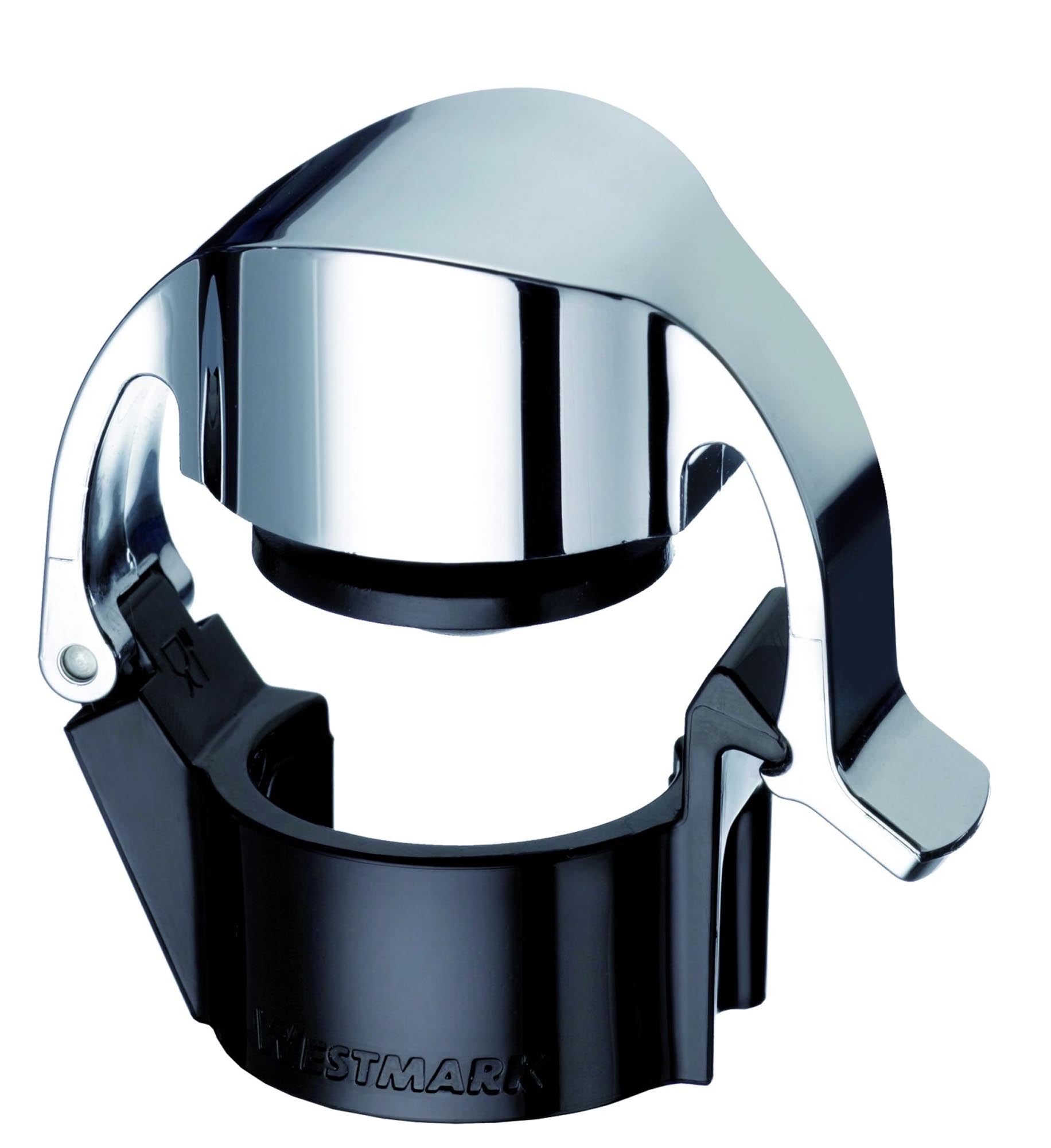 Der Sektflaschenverschluss Casco von Westmark ist ein elegantes Barzubehör aus verchromtem Messing, das Sekt frisch hält. Ideal für jede Bar!