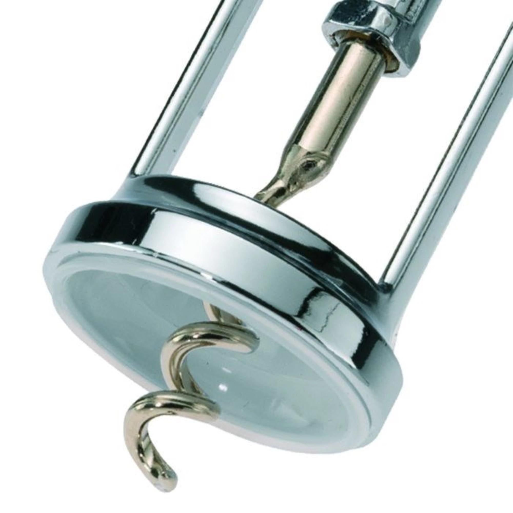 Hochwertiger Glockenkorkenzieher von Westmark, verchromt, 14.5x7x4cm, perfekt für einfaches und stilvolles Öffnen von Weinflaschen.