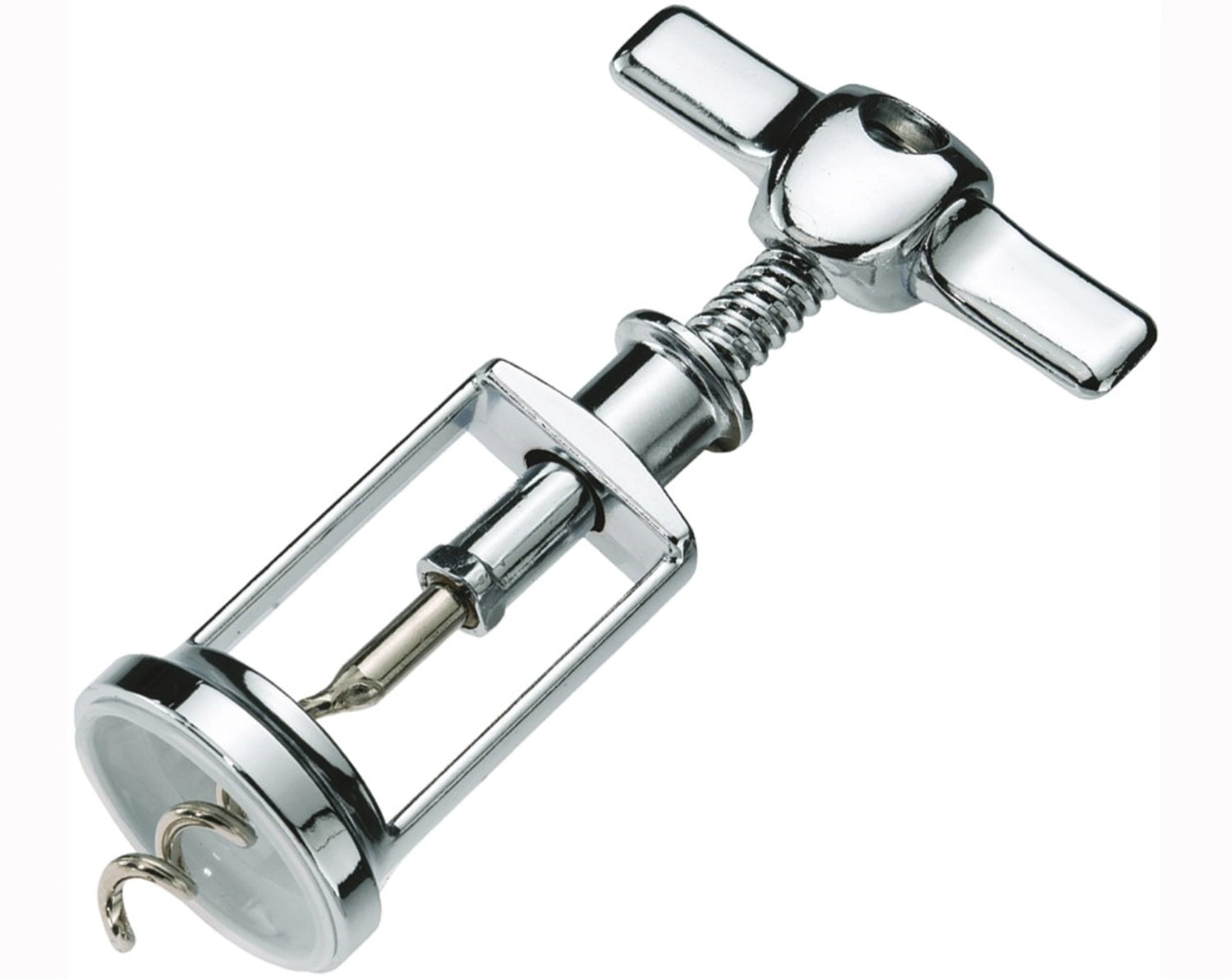 Bell corkscrew, chrome-plated, 14.5x7x4cm