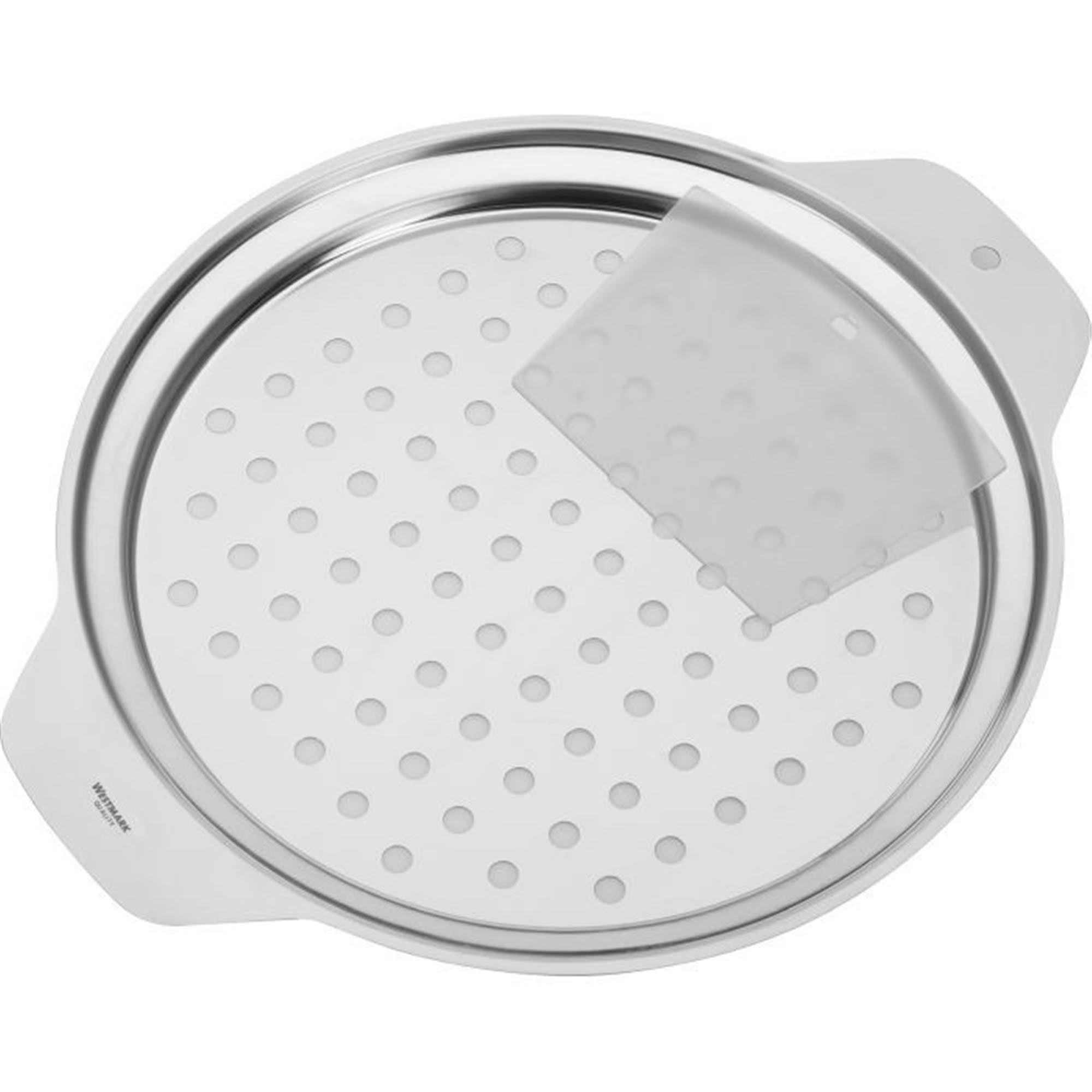 Praktischer Spätzleaufsatz von Westmark für Töpfe mit 24-28 cm Durchmesser, ideal für hausgemachte Spätzle.