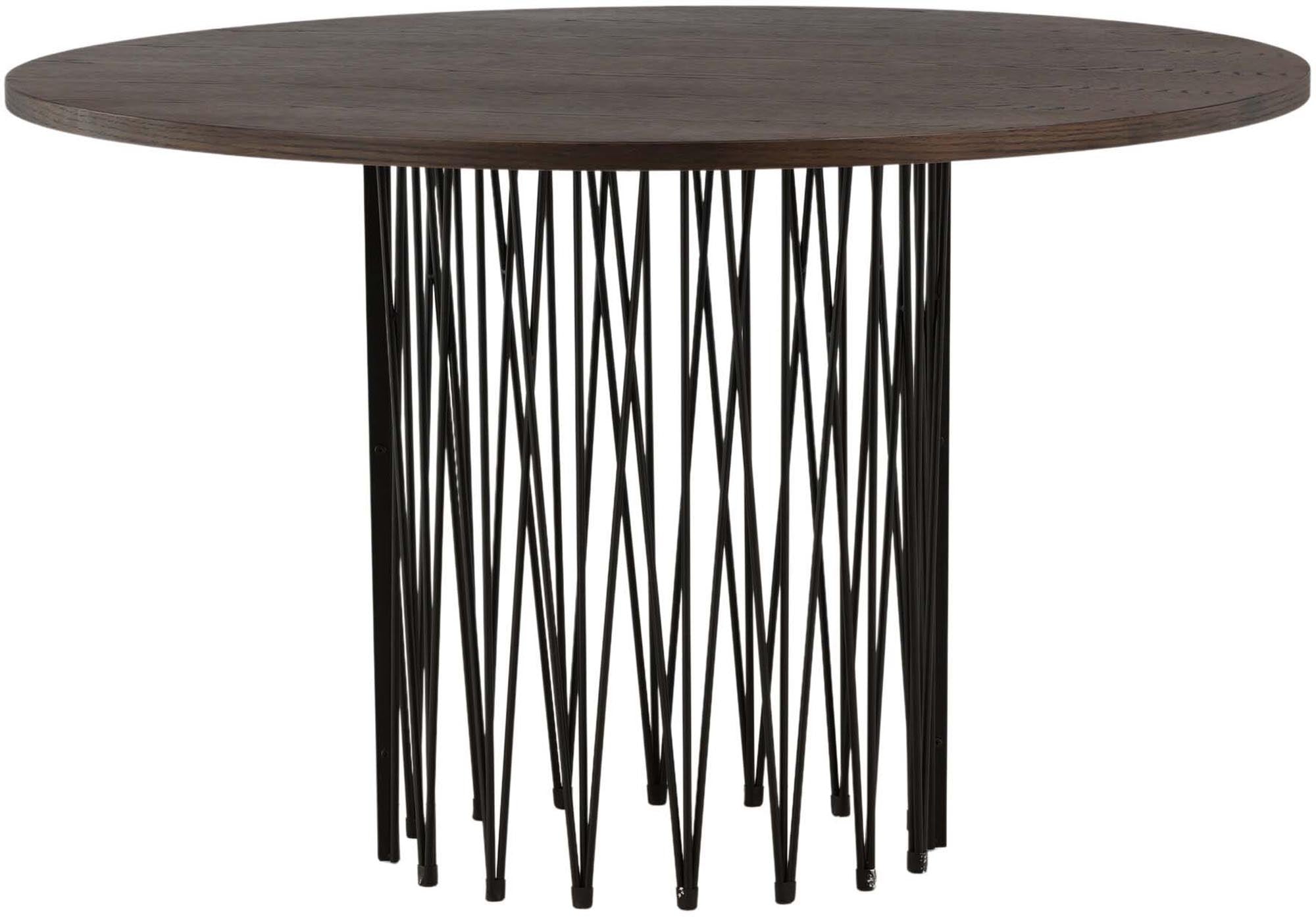 Entdecken Sie den eleganten Stone Esstisch von Furniture Fashion: oval, robust und perfekt für gesellige Runden in jedem Zuhause.