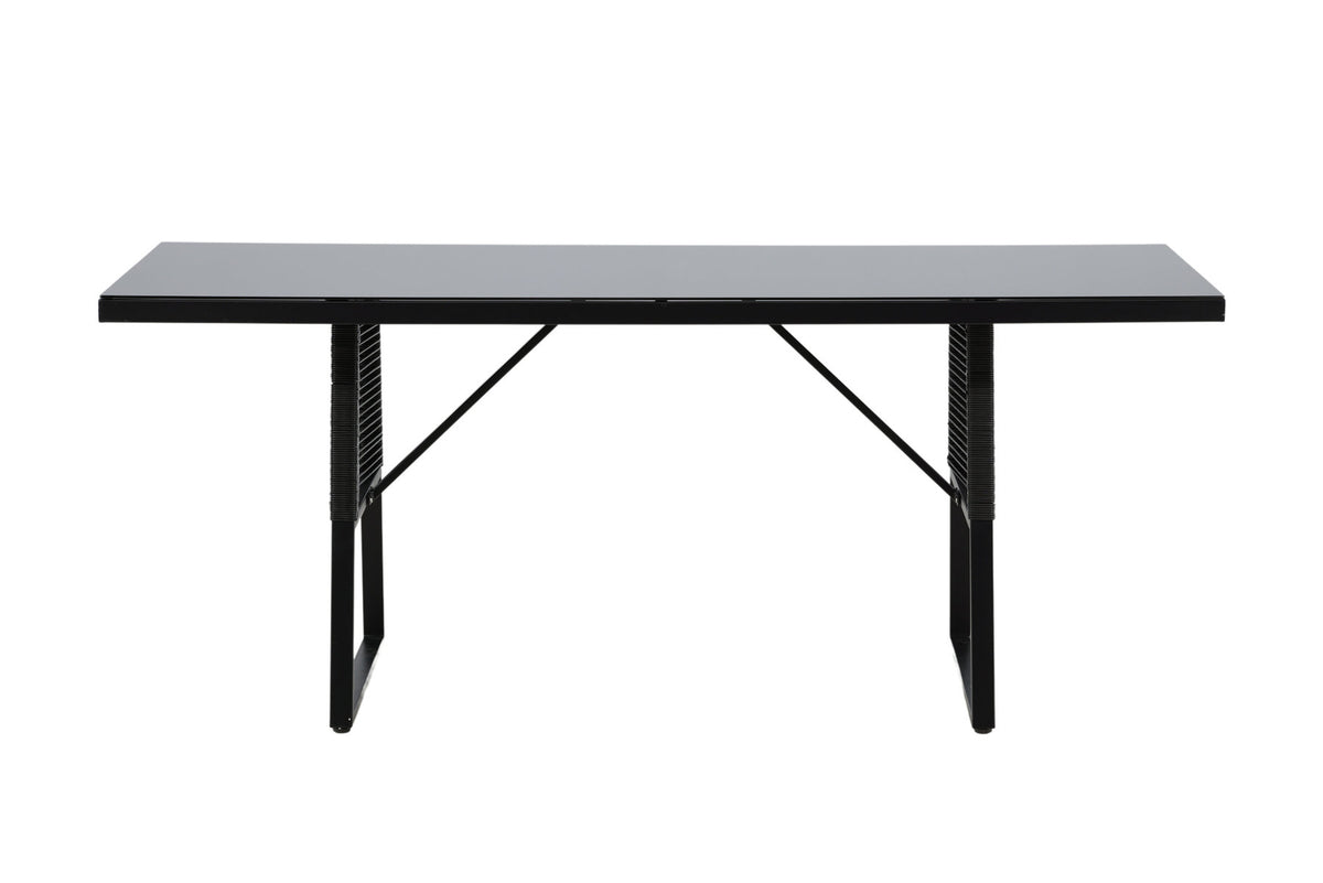 Tisch Dallas in Schwarz präsentiert im Onlineshop von KAQTU Design AG. Gartentisch ist von Venture Home