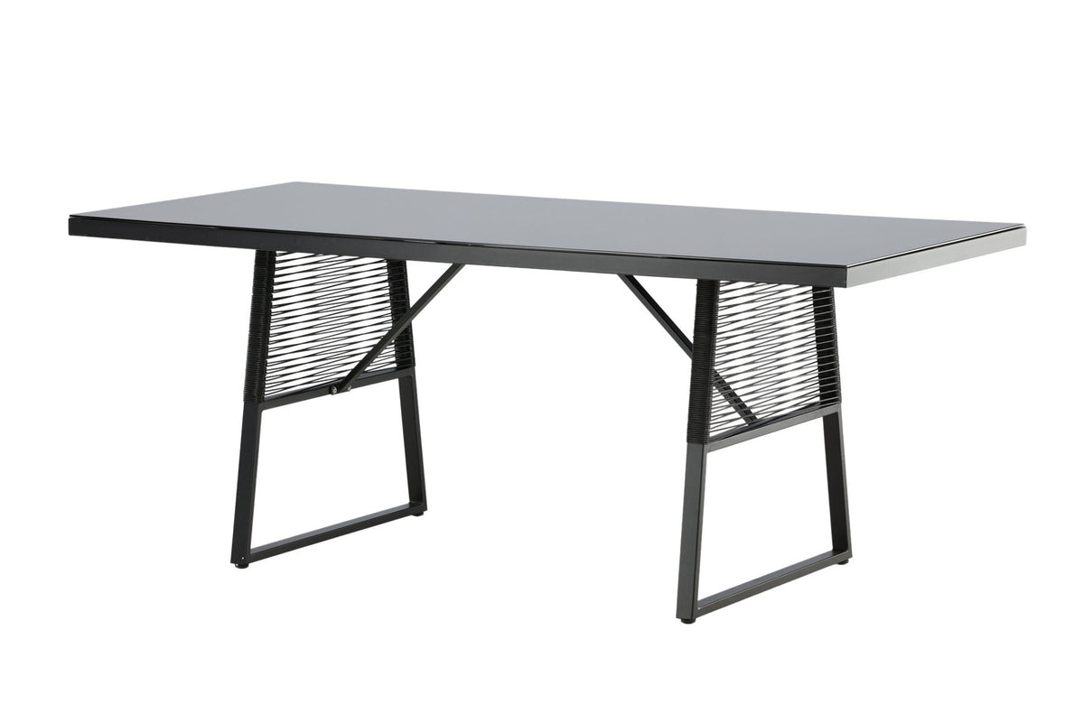 Tisch Dallas in Schwarz präsentiert im Onlineshop von KAQTU Design AG. Gartentisch ist von Venture Home