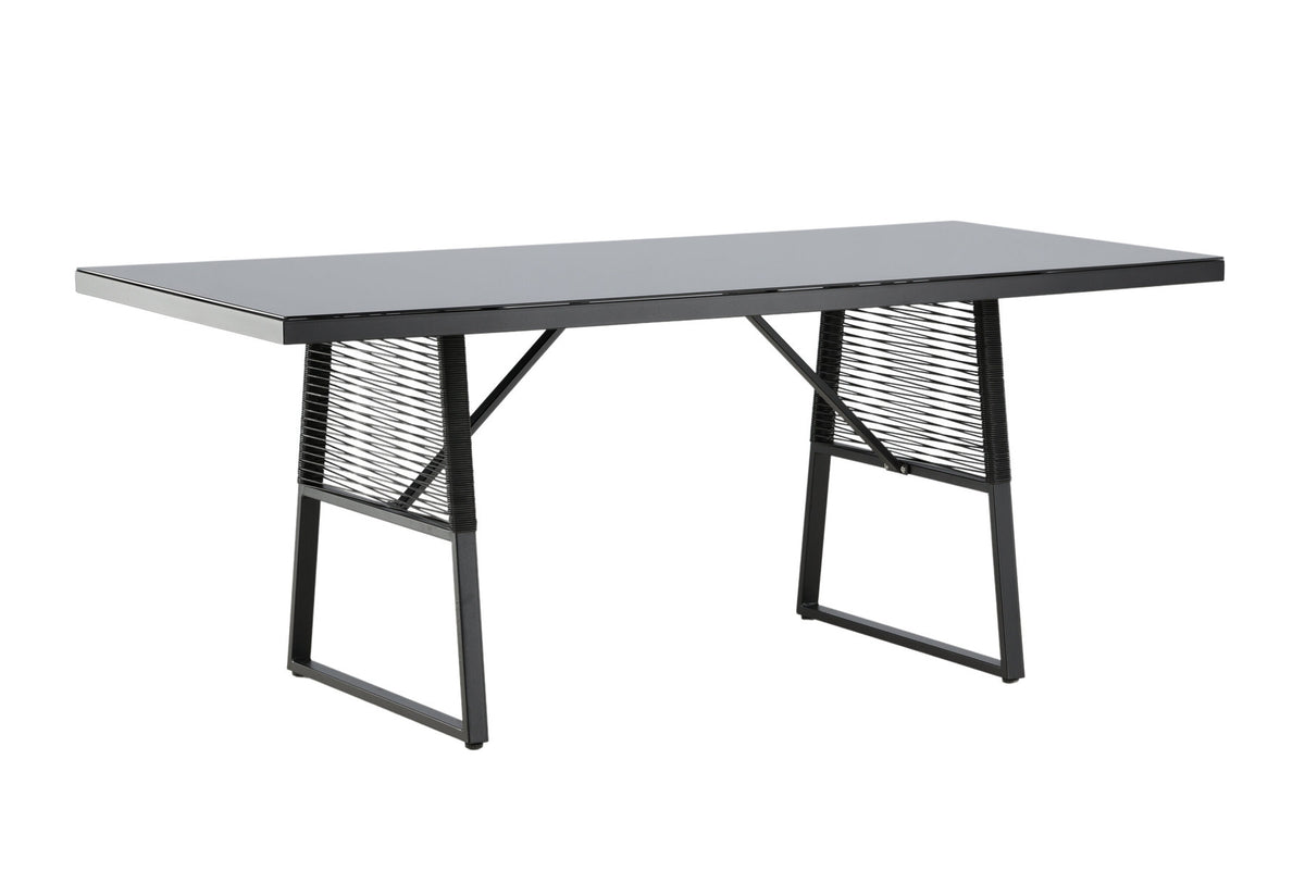 Tisch Dallas in Schwarz präsentiert im Onlineshop von KAQTU Design AG. Gartentisch ist von Venture Home