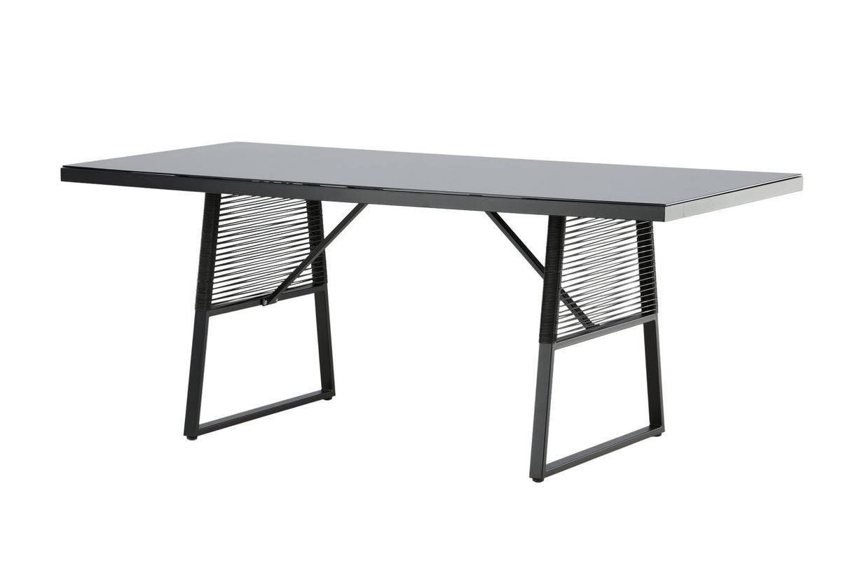 Tisch Dallas in Schwarz präsentiert im Onlineshop von KAQTU Design AG. Gartentisch ist von Venture Home