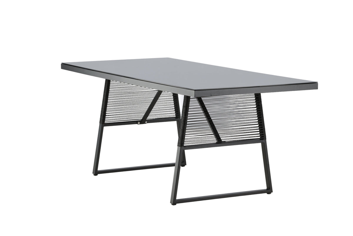 Tisch Dallas in Schwarz präsentiert im Onlineshop von KAQTU Design AG. Gartentisch ist von Venture Home