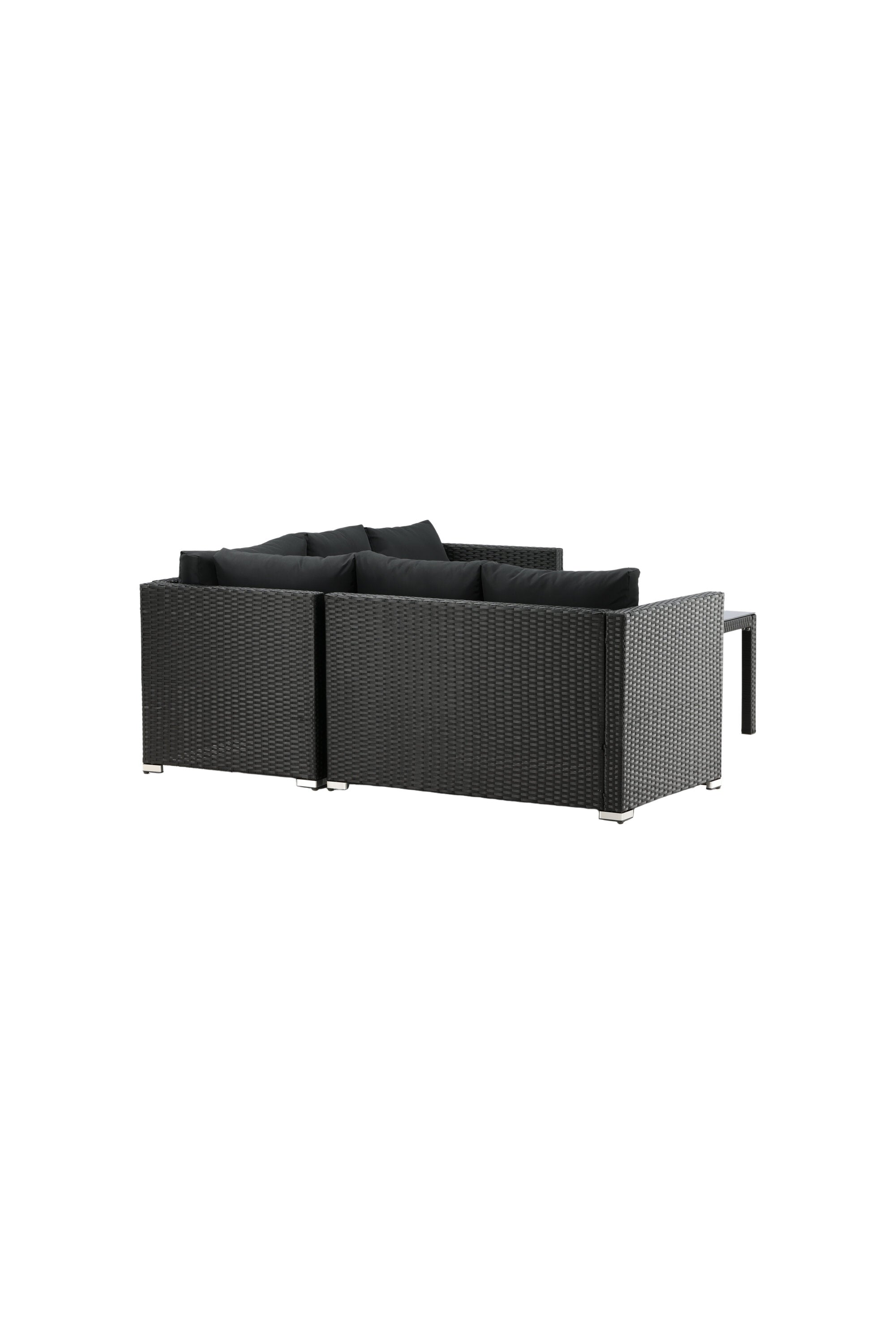 Kuba Ecksofa Outdoorset 70cm in Schwarz präsentiert im Onlineshop von KAQTU Design AG. Loungeset ist von Venture Home