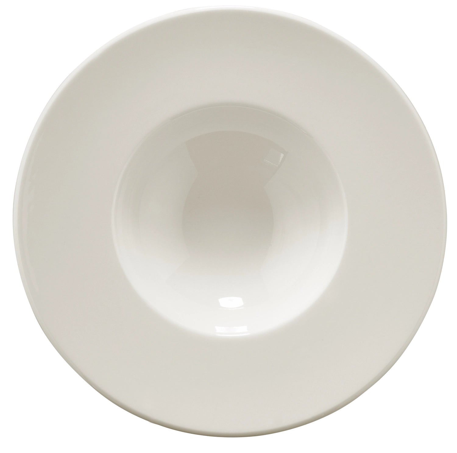 White Banquet Teller tief D28cm in Weiss präsentiert im Onlineshop von KAQTU Design AG. Teller ist von Bonna