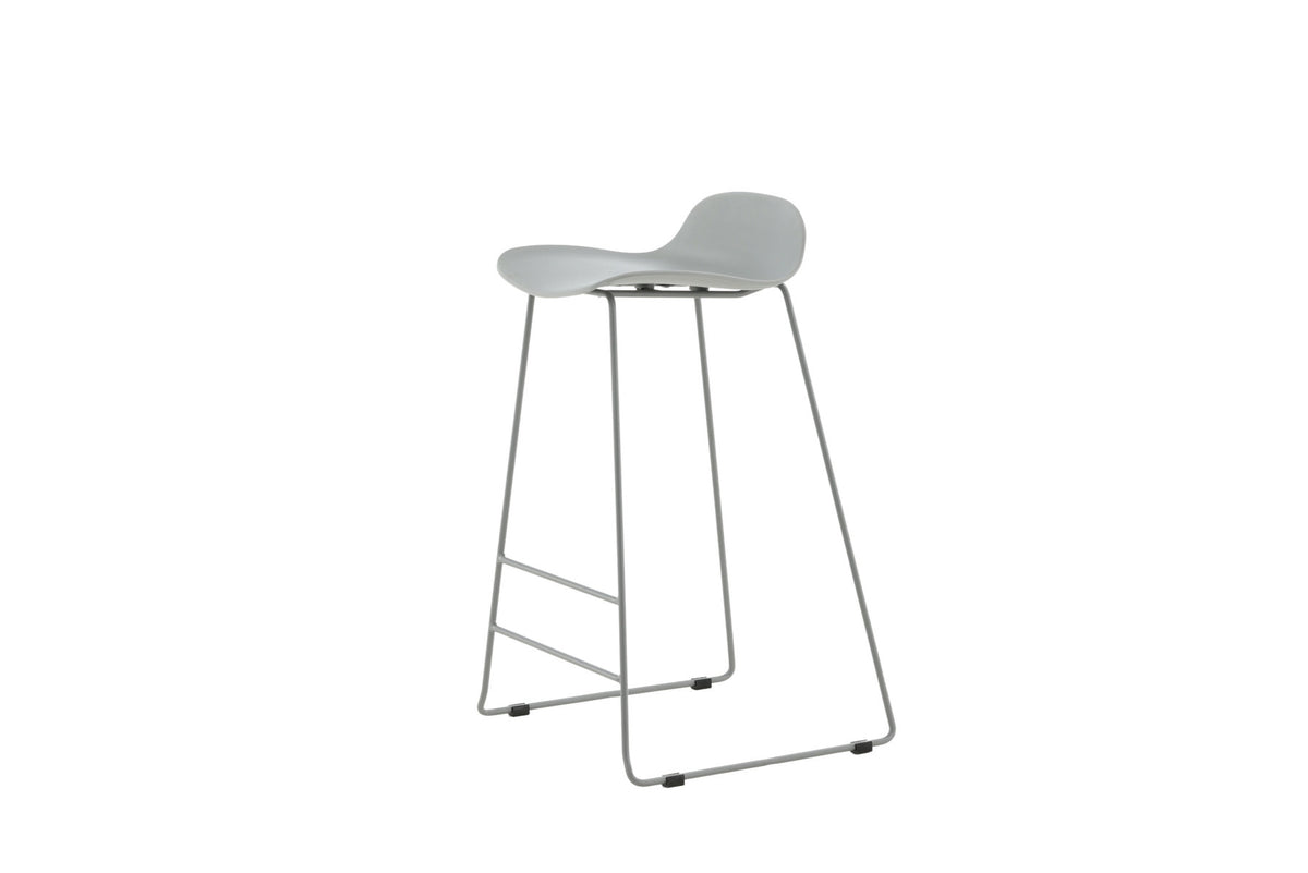 Wave Barstuhl in Grau präsentiert im Onlineshop von KAQTU Design AG. Barstuhl ist von Venture Home