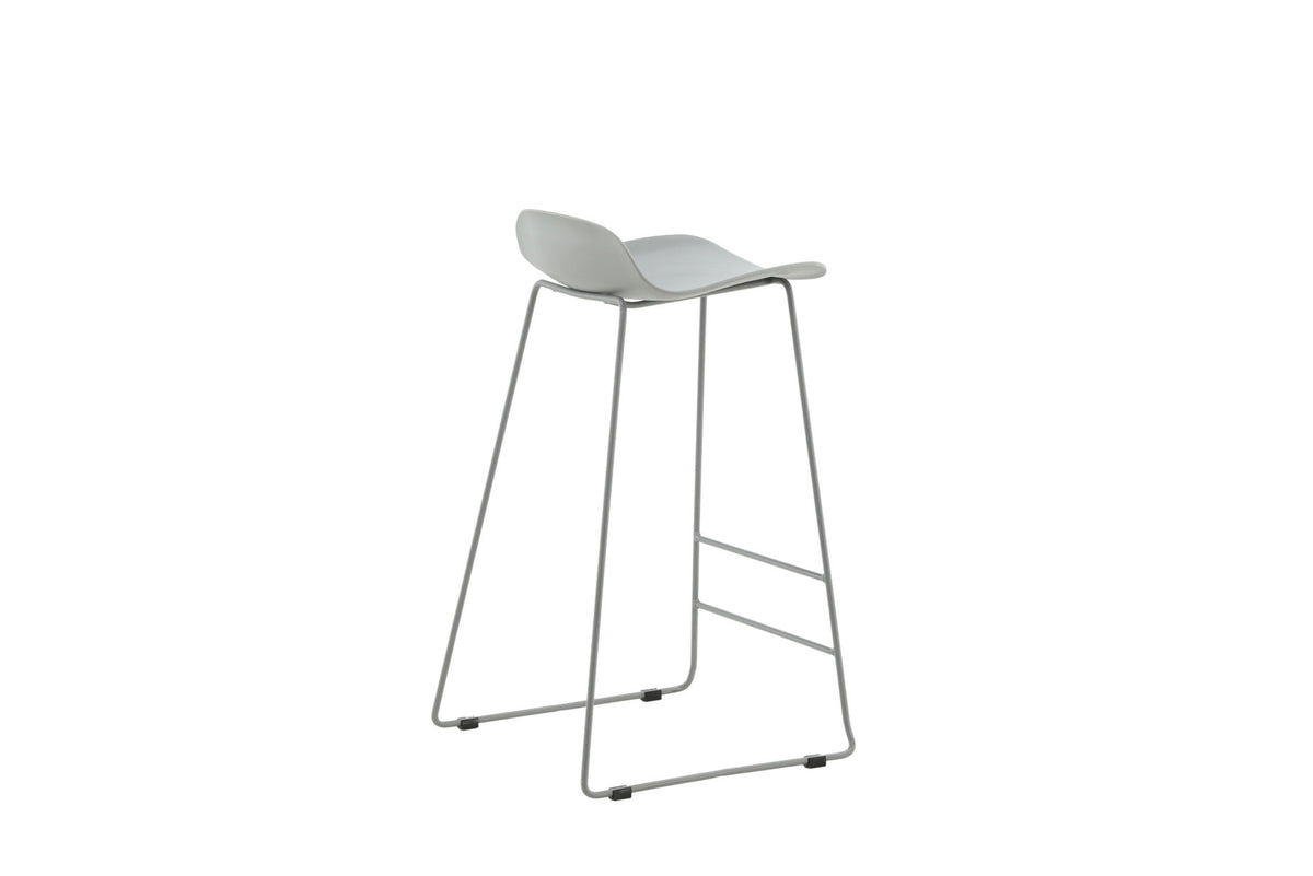 Wave Barstuhl in Grau präsentiert im Onlineshop von KAQTU Design AG. Barstuhl ist von Venture Home