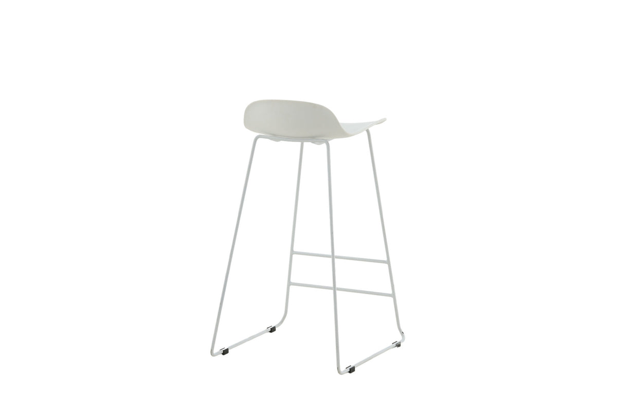Wave Barstuhl in Weiss präsentiert im Onlineshop von KAQTU Design AG. Barstuhl ist von Venture Home