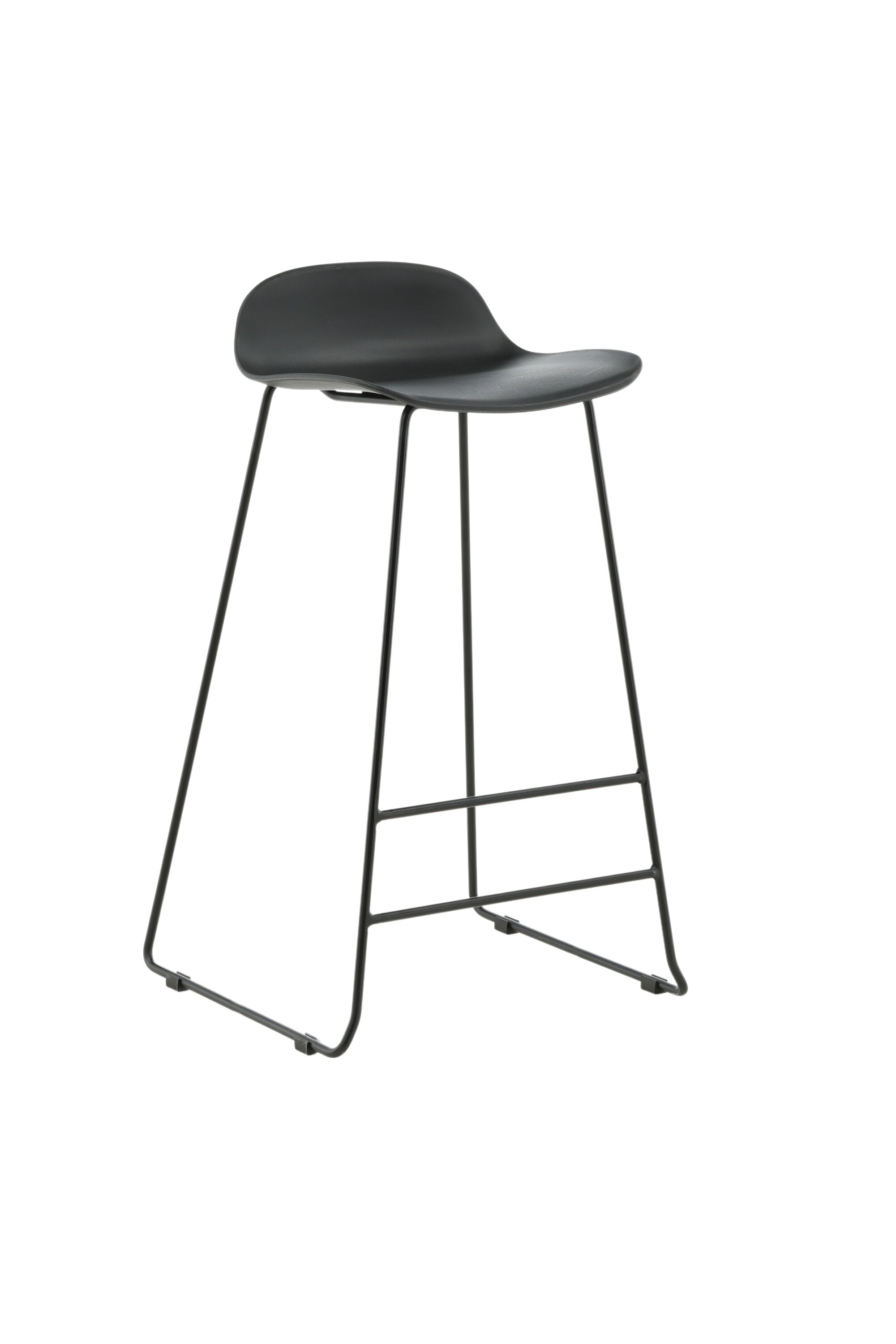 Wave Barstuhl in Schwarz präsentiert im Onlineshop von KAQTU Design AG. Barstuhl ist von Venture Home
